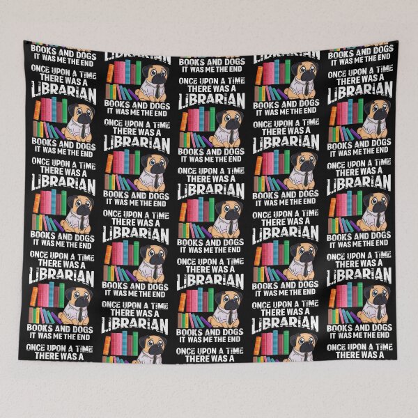 Item preview, once upon a time there was a library books and dogs it was me the end, super librarian designed and sold by 732Studio.