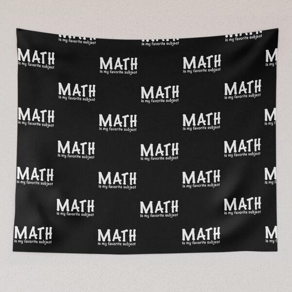 Item preview, Math is my favorite subject designed and sold by Dinashop.