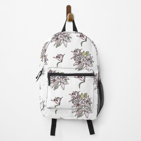Item preview, Lily Flowers Digital Color Line Drawing designed and sold by ellenhenry.