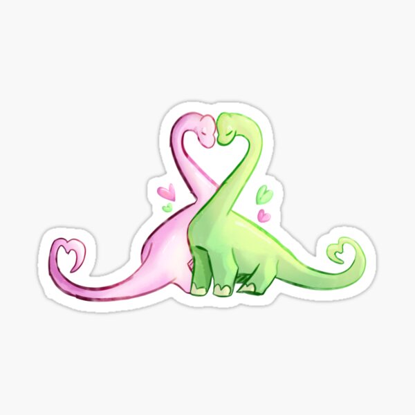 Item preview, Dinosaurs in love designed and sold by GucciHyena.