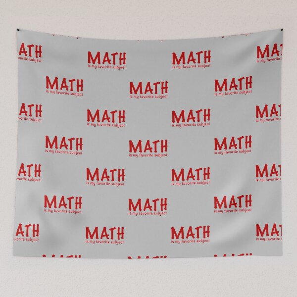 Item preview, Math is my favorite subject designed and sold by Dinashop.