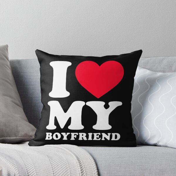 Item preview, I Love My Boyfriend With Red Heart designed and sold by ZimbomDesigner.