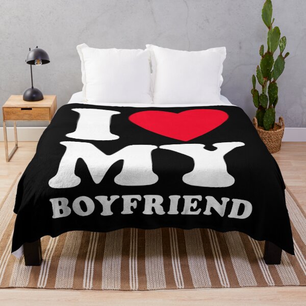 Item preview, I Love My Boyfriend With Red Heart designed and sold by ZimbomDesigner.