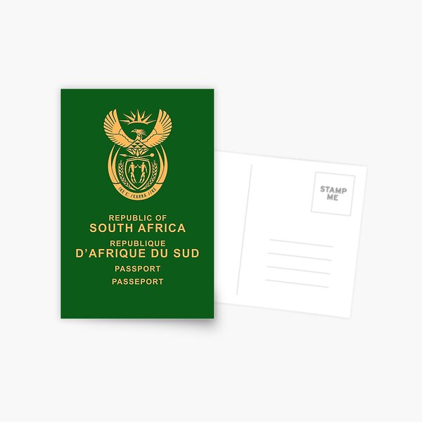 Aperçu de l'œuvre Passeport sud-africain créée et vendue par Travellerz.