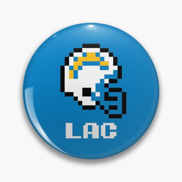 Item preview, Los Angeles Chargers (Tecmo Super Bowl Football Helmet) designed and sold by The Armorsmith.