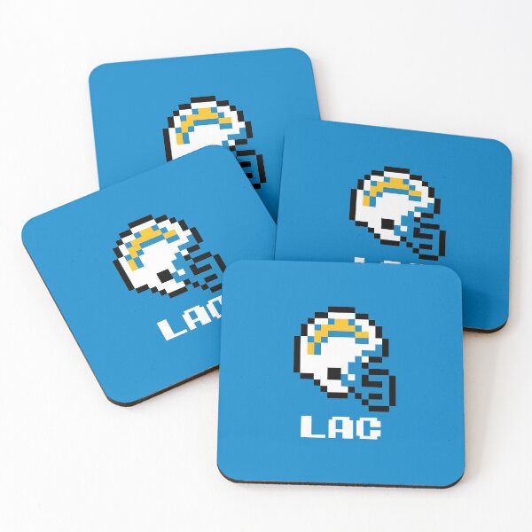 Item preview, Los Angeles Chargers (Tecmo Super Bowl Football Helmet) designed and sold by The Armorsmith.