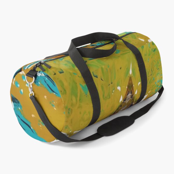 Item preview, Psychedelia Green, Orange, Purple and Aqua Geometric/Lyrical Abstract Art Galaxy - Jenny Meehan designed and sold by Jenny Meehan Art Prints and Patterns  .