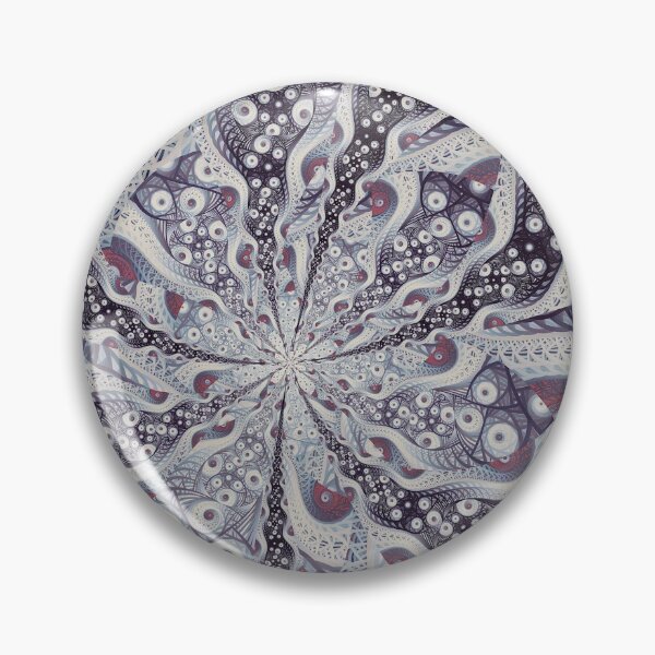 Item preview, 'Neutrino' Abstract Lilac Intricate Spirals Fractal Artwork designed and sold by Holmes-Ja.