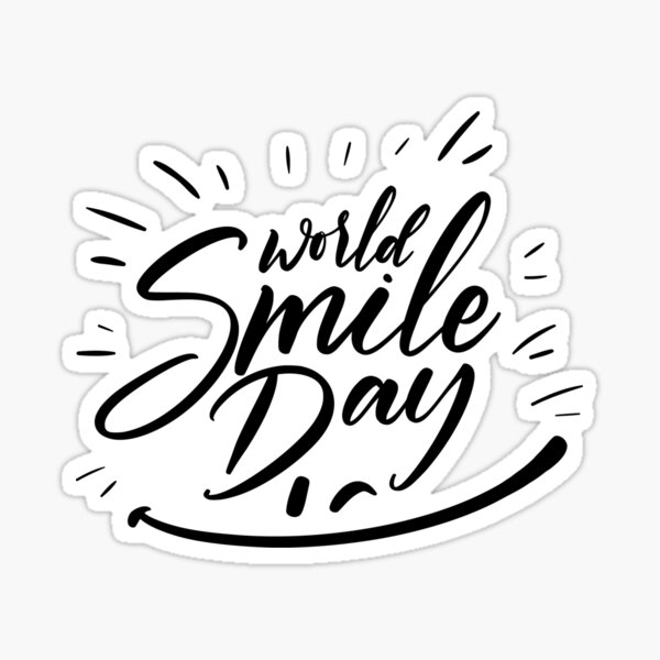 Item preview, World Smile Day Smiling Face | Positivity & Happiness Gift designed and sold by Agmari.