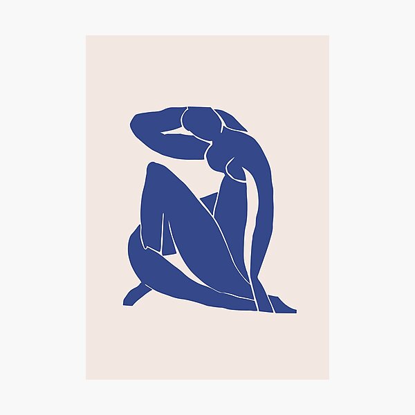 Item preview, Matisse Nu Bleu designed and sold by HereAndBull.