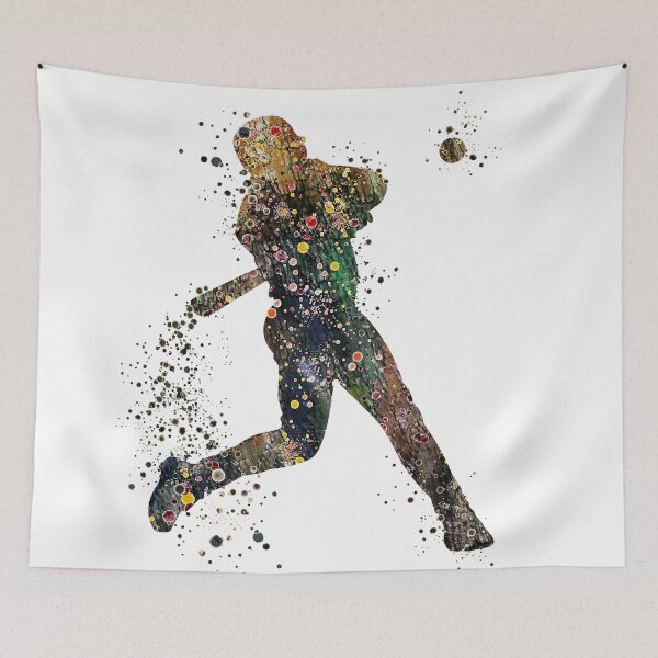 Item preview, Baseball Boy Batter Watercolor Softball Player Sports Gifts designed and sold by LotusGifts.