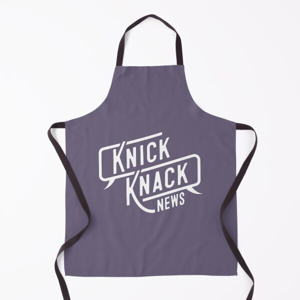 Item preview, Knick Knack News Logo - White designed and sold by knickknacknews.