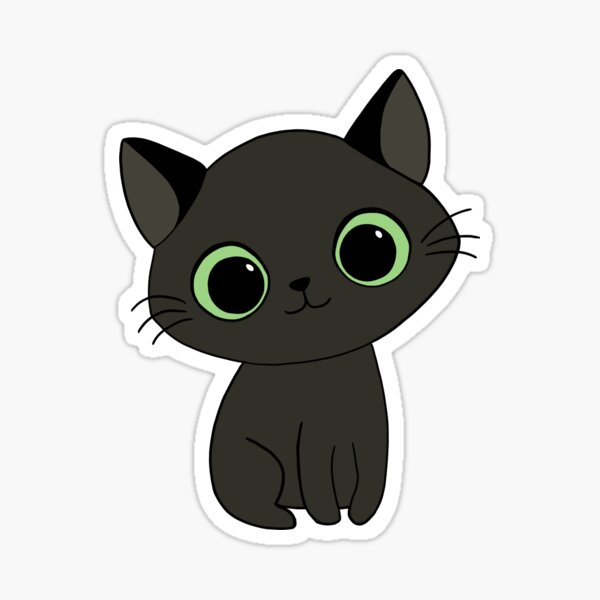 Kitty Cat Sticker For Sale By Bizzie70 Redbubble 1442