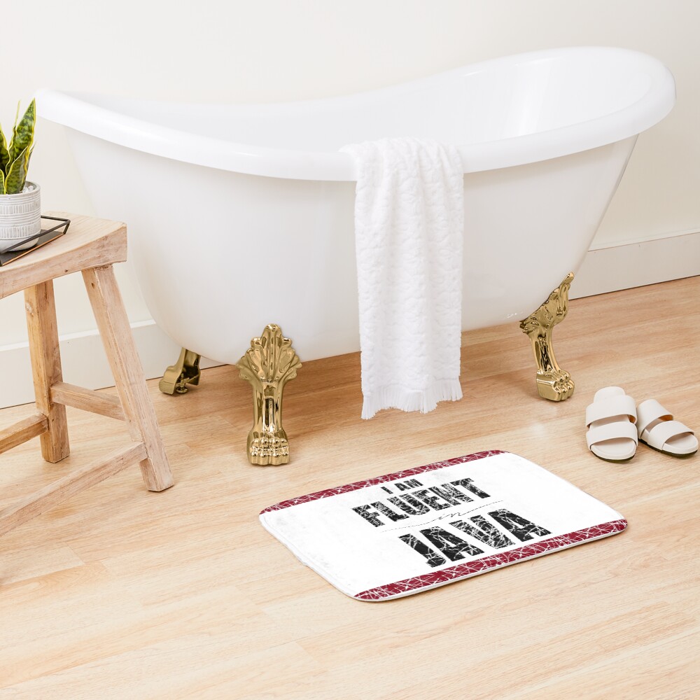 Item preview, Bath Mat designed and sold by FoxCodeCreation.
