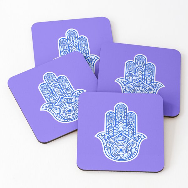 Item preview, hand of fatima or hamsa blue color designed and sold by marco2r.