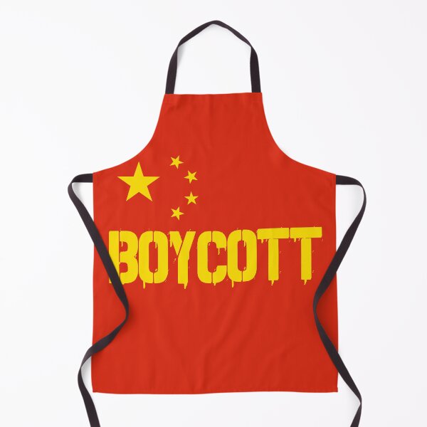 Item preview, Boycott China Flag and Writing Design designed and sold by BunchOfWords.
