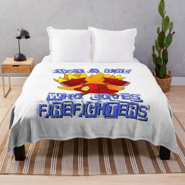 Item preview, Just a girl who loves firefighters designed and sold by Diamaber.