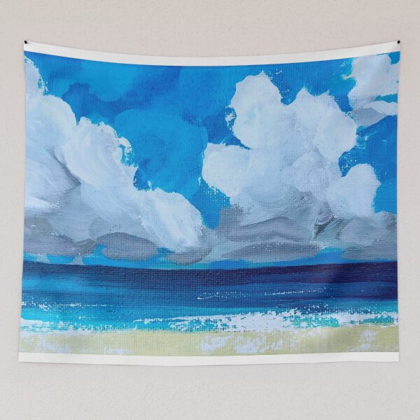 Item preview, Ocean Scene Acrylic Painting designed and sold by sabrinasheridan.