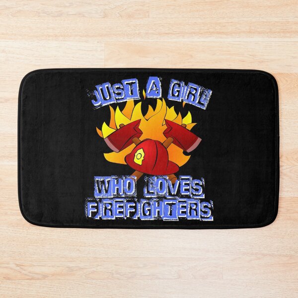 Item preview, Just a girl who loves firefighters designed and sold by Diamaber.