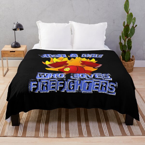 Item preview, Just a girl who loves firefighters designed and sold by Diamaber.