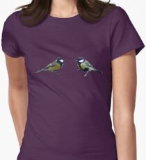 Great Tits Graphic Vector Tee Women's Fitted T-Shirt