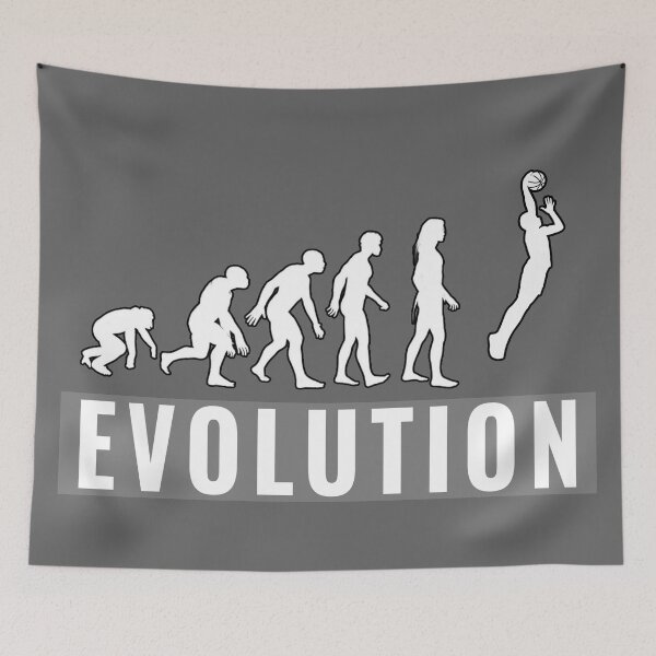 Item preview, Basketball evolution designed and sold by Feline Rockstars.