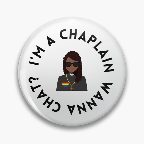 Item preview, I'm a Chaplain - BIPOC, curly black hair, femme designed and sold by jenhibben.