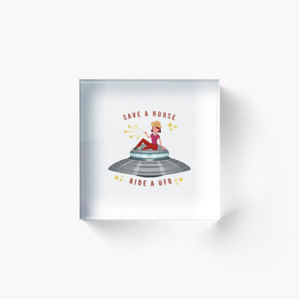 Item preview, Save a Horse, Ride a UFO designed and sold by Wayshowers Shop.