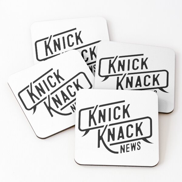 Item preview, Knick Knack News Logo - Black designed and sold by knickknacknews.