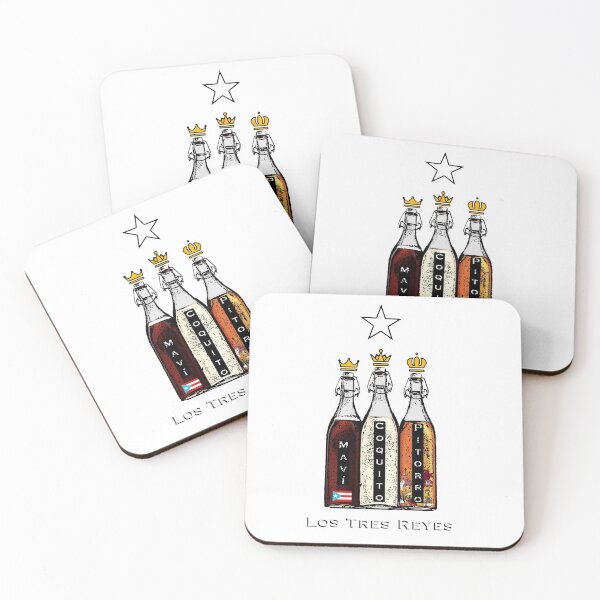 Item preview, Tres Reyes, Mavi, Coquito, Pitorro Puerto Rico Traditional Drinks designed and sold by SoLunAgua ..