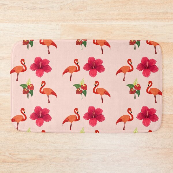 Item preview, Flamingo and Flowers designed and sold by yousseftalat2.
