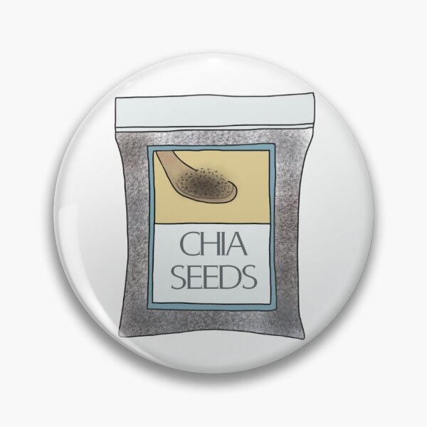 Item preview, Chia Seeds, Stickers, Healthy Meal, Fruit Shake, Diet Plan designed and sold by SHiNStudio.
