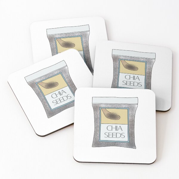 Item preview, Chia Seeds, Stickers, Healthy Meal, Fruit Shake, Diet Plan designed and sold by SHiNStudio.