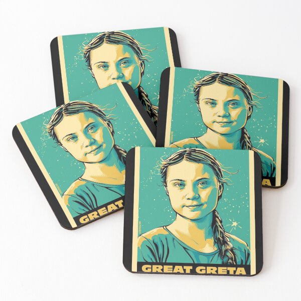 Aperçu de l'œuvre Greta Thunberg créée et vendue par PoliticsPrint.