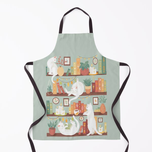 Item preview, Library cats 2020 - light sage morning designed and sold by Elenanaylor.