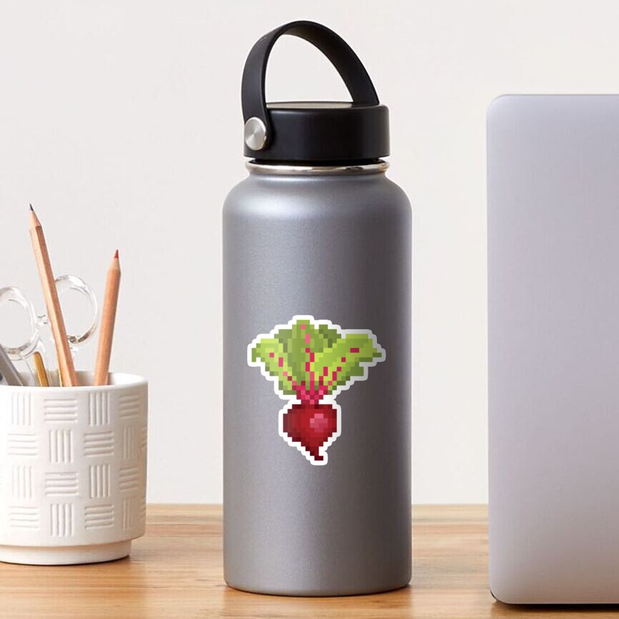 "Pixel Art Beetroot" Sticker for Sale by TakoyakiTech Redbubble