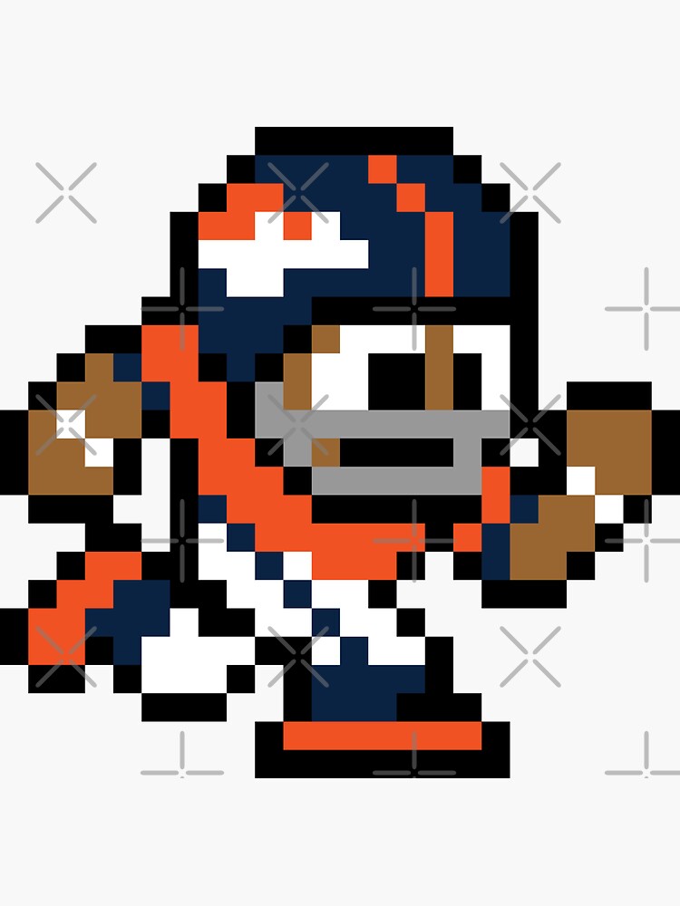 DENVER BRONCOS Perler Bead Pattern, Bead Sprites