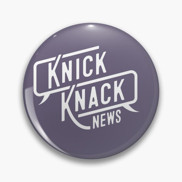 Item preview, Knick Knack News Logo - White designed and sold by knickknacknews.