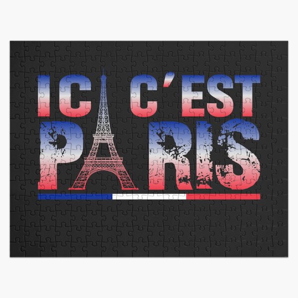 Vista previa del artículo con la obra «ici c'est paris», diseñado y vendido por CreatorZones.