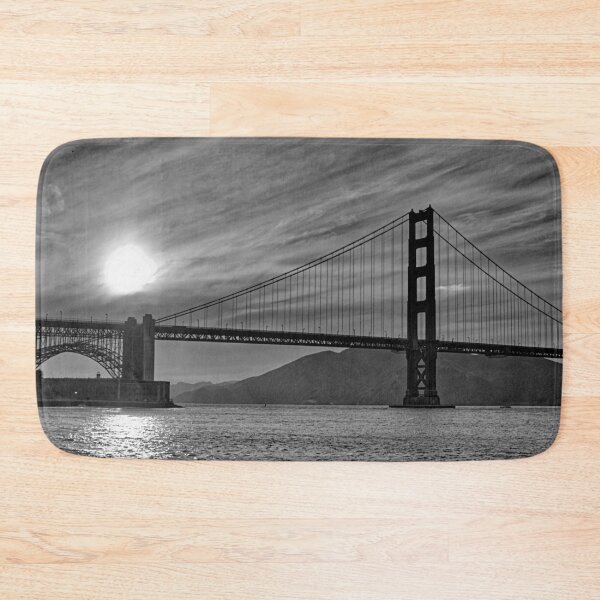 Item preview, Golden Gate Bridge Black And White Sunset San Francisco Bay designed and sold by Piper-Deals.