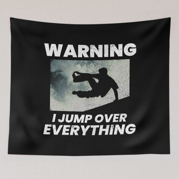 Item preview, Parkour Free Running Runner Traceur Funny Saying designed and sold by CuteDesigns1.