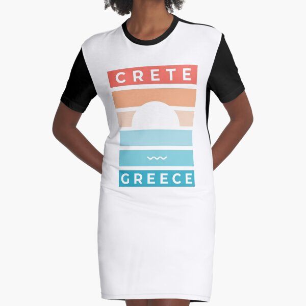 Crete - Greece Graphic T-Shirt Dress