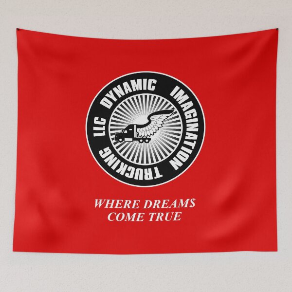 Item preview, Dynamic Imagination Trucking LLC (Red Edition) designed and sold by johnspainart.