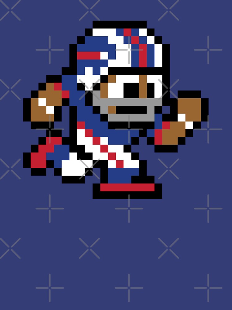 Buffalo Bills NFL Football Player 8-bit Tecmo Super Bowl Tee Cap Mafia T- Shirt