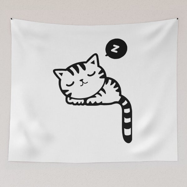 Item preview, Sleeping cat designed and sold by NikolinaDesign.