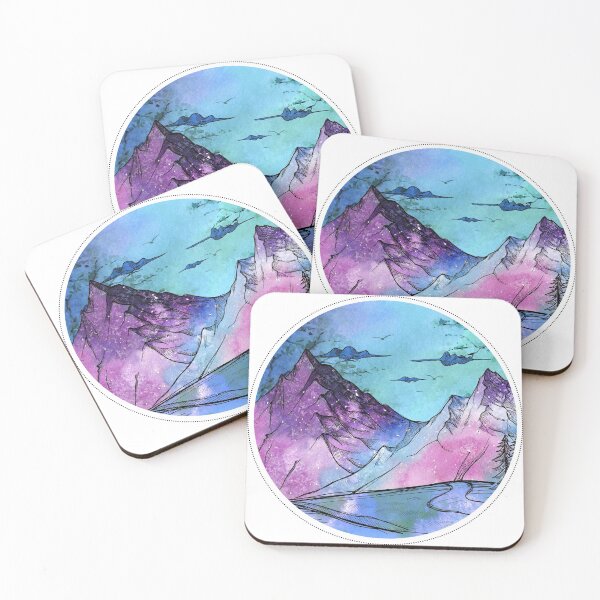 Item preview, Magic Mountains by Night designed and sold by jumpingmaster.