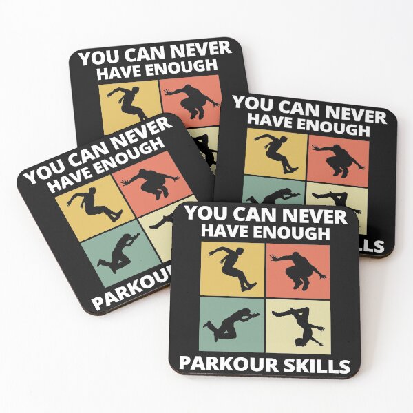 Item preview, Parkour Free Running Runner Traceur Funny Saying designed and sold by CuteDesigns1.