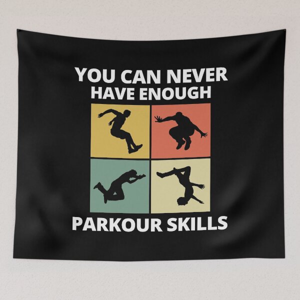 Item preview, Parkour Free Running Runner Traceur Funny Saying designed and sold by CuteDesigns1.