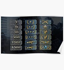 Csgo ranks Poster