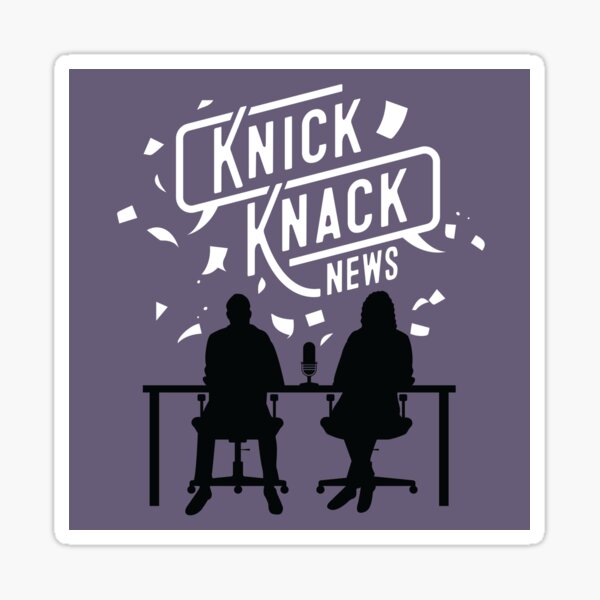 Knick Knack News Logo - Full Sticker